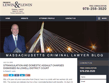 Tablet Screenshot of massachusettscriminallawyerblog.com
